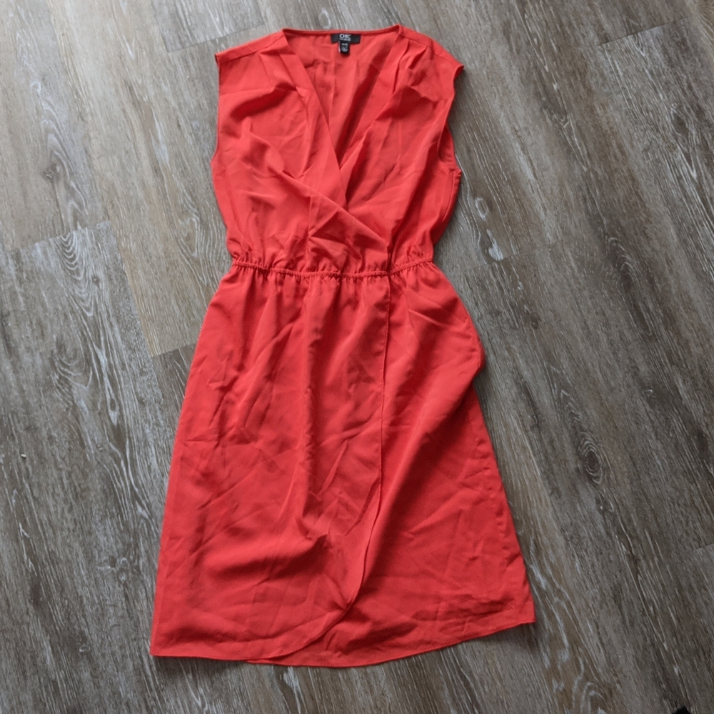 Faux Wrap Dress
